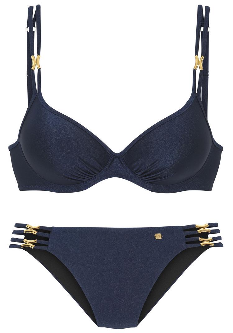 JETTE JETTE B&uuml;gel-Bikini Bikini Set Damen - marine - 0 | SportScheck