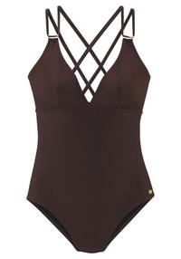 JETTE Badeanzug Badeanzug Damen - coffee