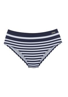 Lascana Bikini-Hose Bikini Hose Damen marine-weiß