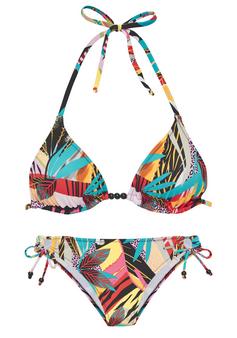 BRUNO BANANI Triangel-Bikini Bikini Set Damen bunt