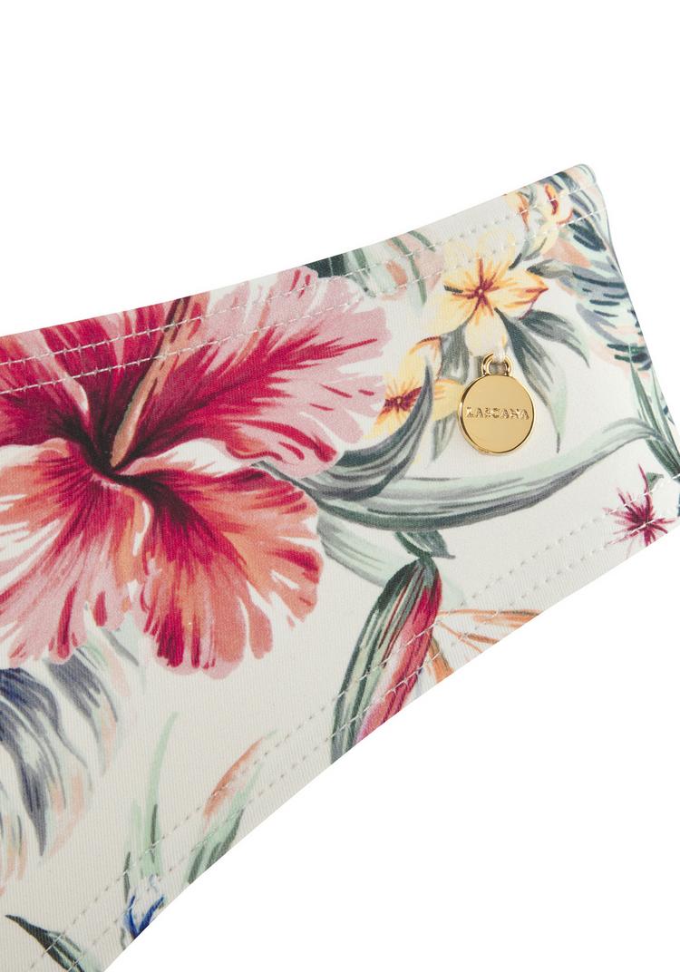 Lascana Lascana Bikini-Hose Bikini Hose Damen - creme bedruckt - 0 | SportScheck