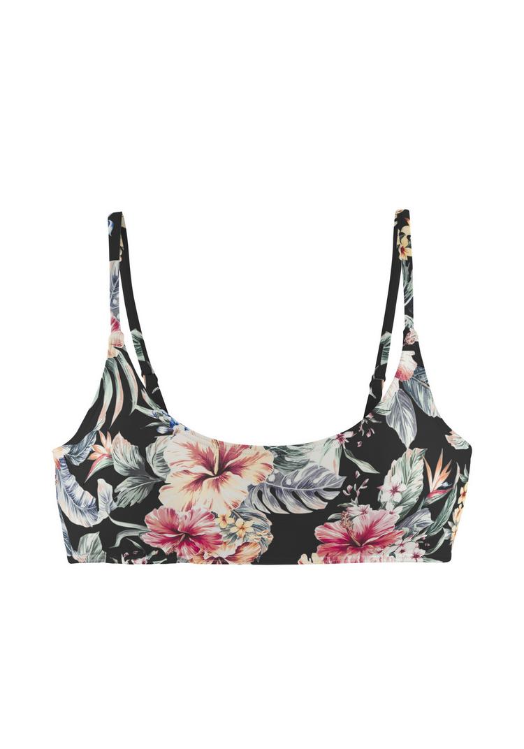 Lascana Lascana Bustier-Bikini-Top Bikini Oberteil Damen - schwarz bedruckt - 0 | SportScheck