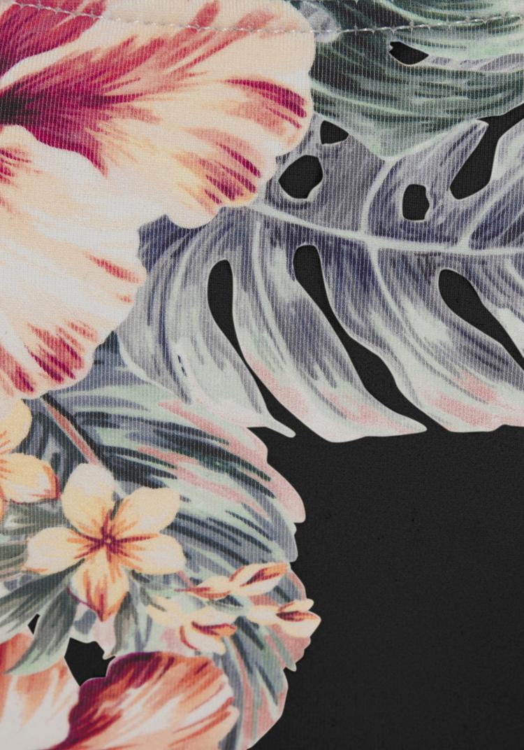 Lascana Lascana Bustier-Bikini-Top Bikini Oberteil Damen - schwarz bedruckt - 0 | SportScheck