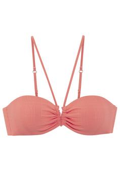 Copenhagen Studios Bandeau-Bikini-Top Bikini Oberteil Damen apricot
