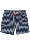 S.OLIVER Badeshorts Badehose Herren - marine gestreift