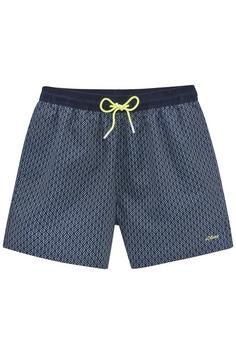 S.OLIVER Badeshorts Badeshorts Herren marine bedruckt