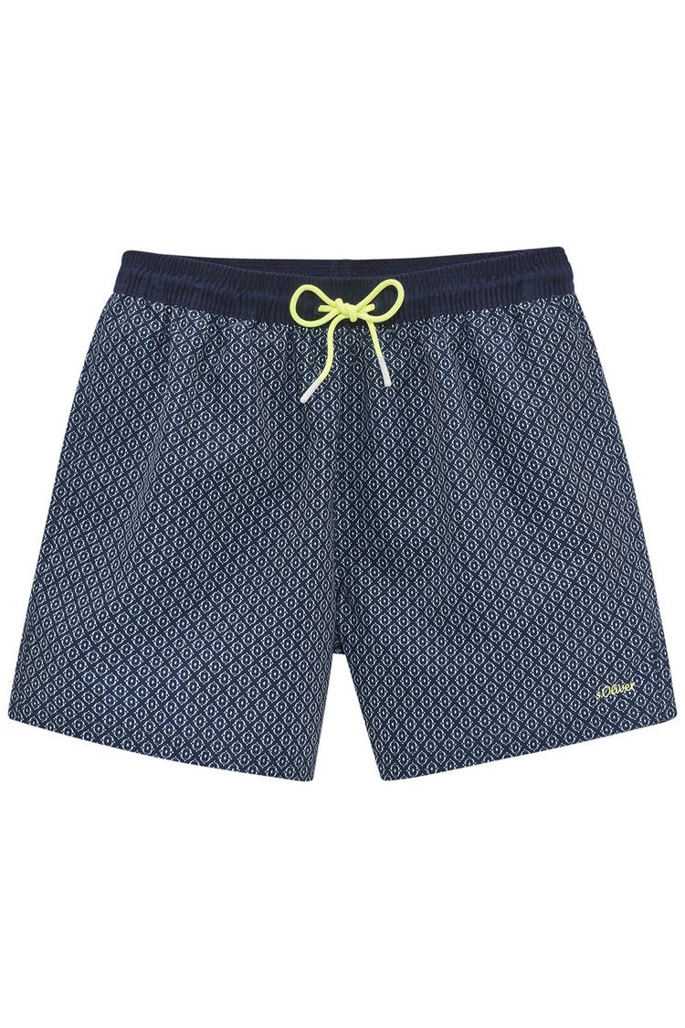 S.OLIVER S.OLIVER Badeshorts Badehose Herren - marine bedruckt - 0 | SportScheck