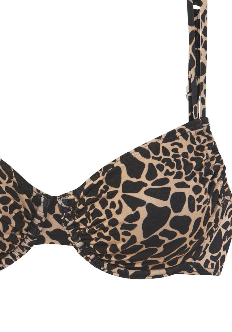 Lascana Lascana B&uuml;gel-Bikini Bikini Set Damen - schwarz-gold - 0 | SportScheck