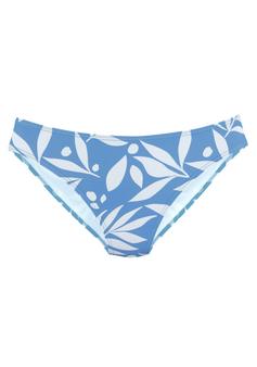 LASCANA Active Bikini-Hose Bikini Hose Damen blau weiß bedruckt