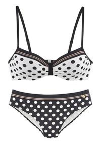 Lascana B&uuml;gel-Bikini Bikini Set Damen - schwarz - creme
