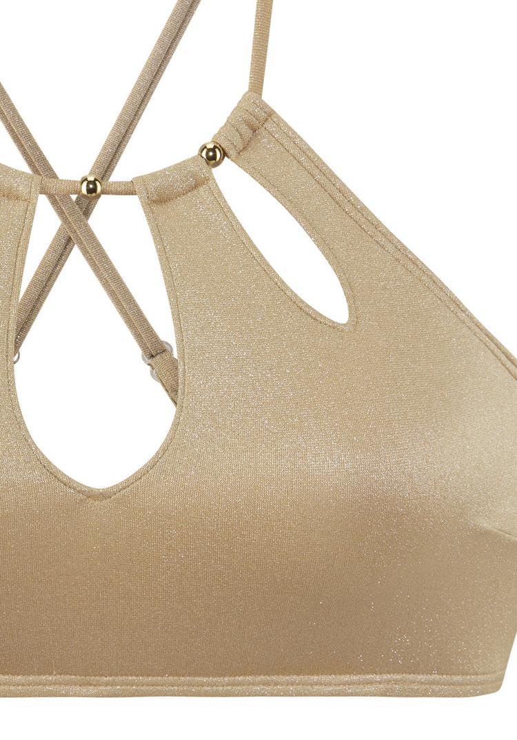 Lascana Lascana Bustier-Bikini Bikini Set Damen - gold - 0 | SportScheck