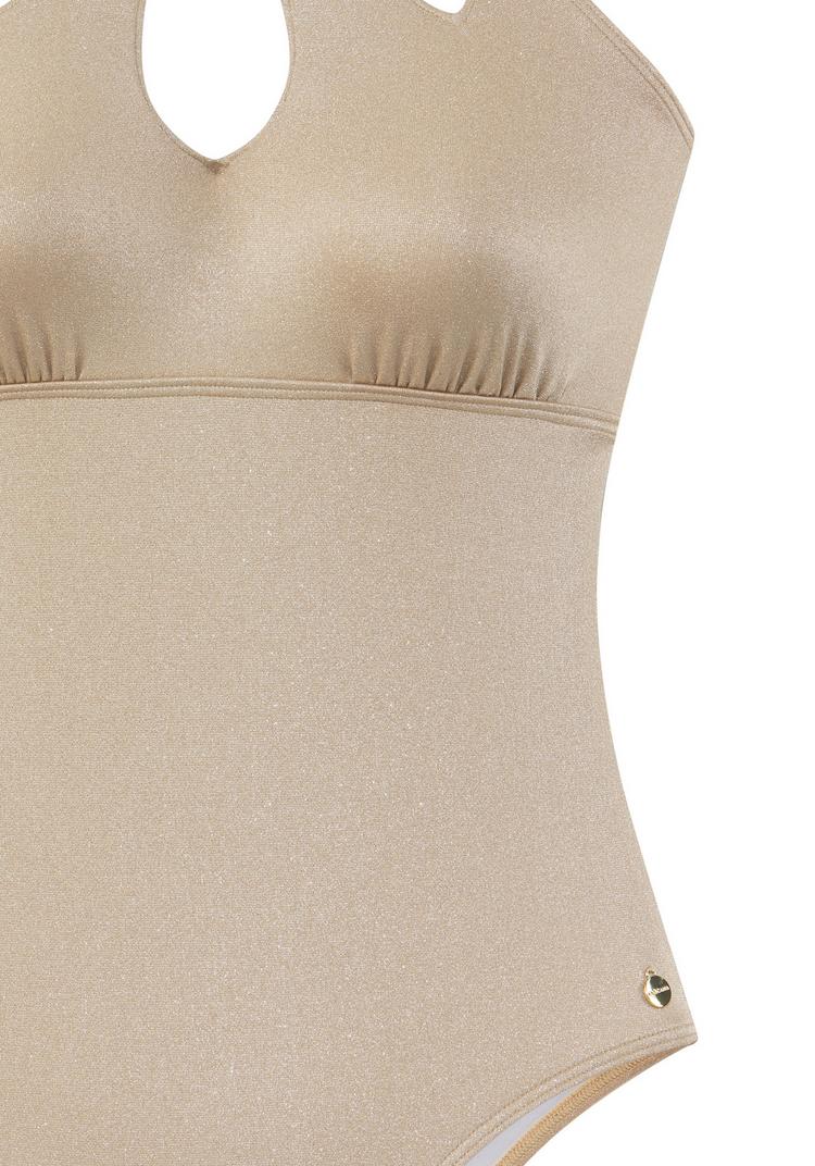 Lascana Lascana Badeanzug Badeanzug Damen - gold - 1 | SportScheck