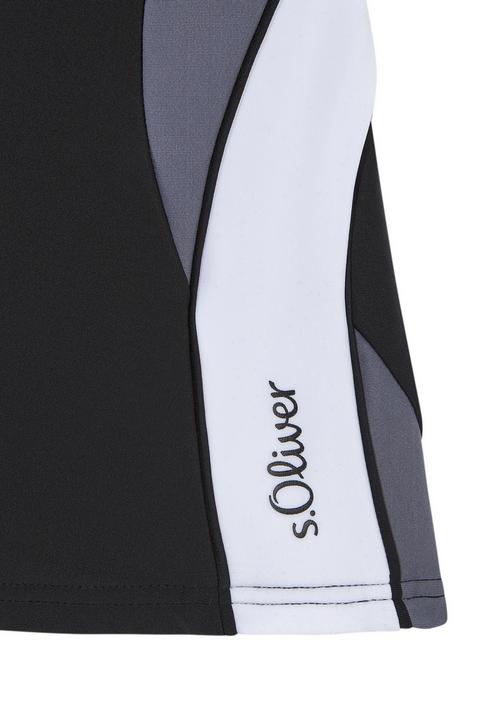 Rückansicht von S.OLIVER Badehose Badeshorts Herren schwarz