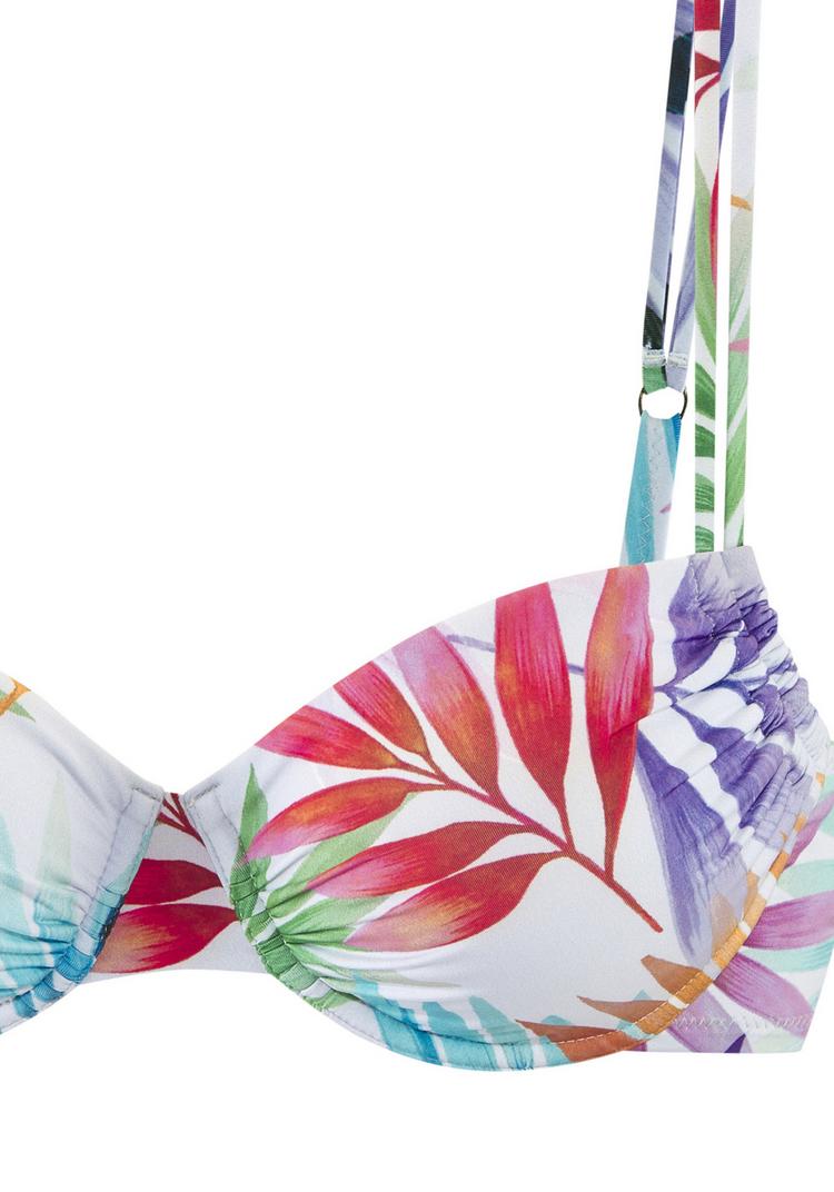 Lascana Lascana B&uuml;gel-Bikini Bikini Set Damen - wei&szlig; bedruckt - 0 | SportScheck