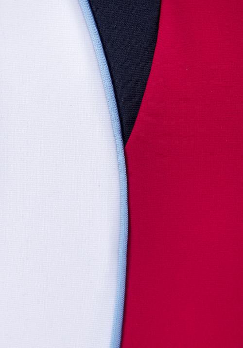 Rückansicht von S.OLIVER Badehose Badeshorts Herren rot
