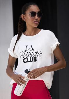 Rückansicht von LASCANA Active T-Shirt T-Shirt Damen weiß