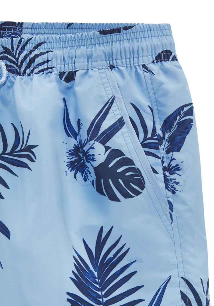 S.OLIVER S.OLIVER Badeshorts Badehose Herren - hellnlau bedruckt - 0 | SportScheck