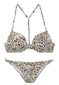 Lascana Push-Up-Bikini Bikini Set Damen - Tierdruck