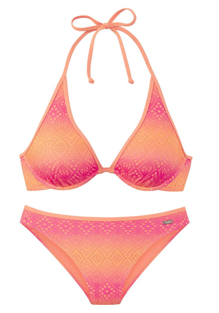 Buffalo Buffalo B&uuml;gel-Bikini Bikini Set Damen - pink-orange - 0 | SportScheck