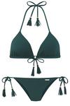 ELBSAND Triangel-Bikini Bikini Set Damen - petrol