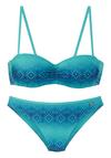 Buffalo B&uuml;gel-Bandeau-Bikini Bikini Set Damen - blau-t&uuml;rkis