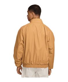 Rückansicht von Nike Club Futura Jacke Sweatjacke Herren braunweiss