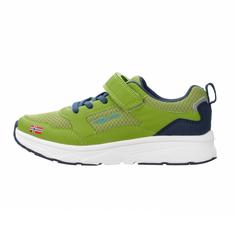 Trollkids Haugesund Sneaker Kinder kiwigrün-mystikblau