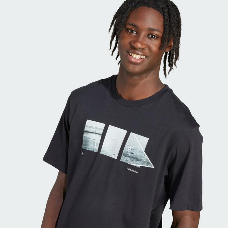 adidas adidas Lens Power Of Three Graphic T-Shirt T-Shirt Herren - Black - 1 | SportScheck