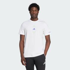 Rückansicht von adidas F50 T-Shirt mit Grafik Funktionsshirt Herren White