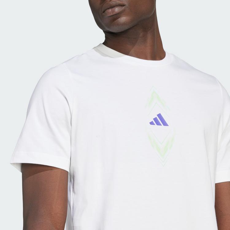 adidas adidas F50 T-Shirt mit Grafik Funktionsshirt Herren - White - 1 | SportScheck