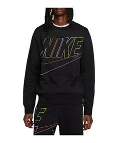 Nike Club Fleece Brushed Back Crew Sweatshirt Sweatshirt Herren schwarz