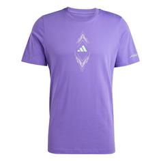 adidas F50 T-Shirt mit Grafik Funktionsshirt Herren Purple Rush