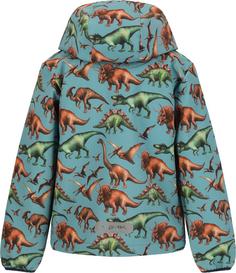 Rückansicht von ZigZag Stereo Softshelljacke Kinder 2002 Navy