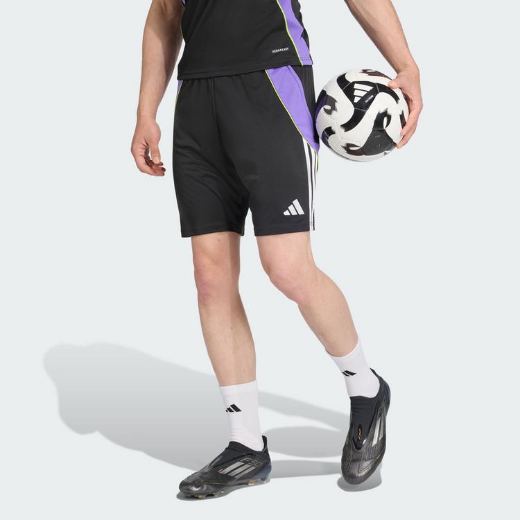 adidas adidas Tiro 24 Trainingsshorts Fu&szlig;ballshorts Herren - Black / Purple Rush - 0 | SportScheck
