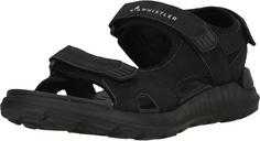 Rückansicht von Whistler Tiberius Outdoorsandalen Herren 1001S Black