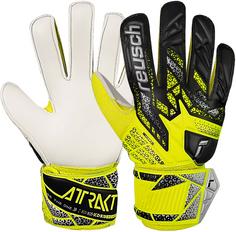 Reusch Attrakt Solid Junior Torwarthandschuhe 2014 safe yellow/silver