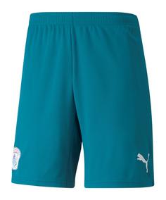 PUMA Manchester City Short UCL 2021/2022 Fußballshorts tuerkisweiss