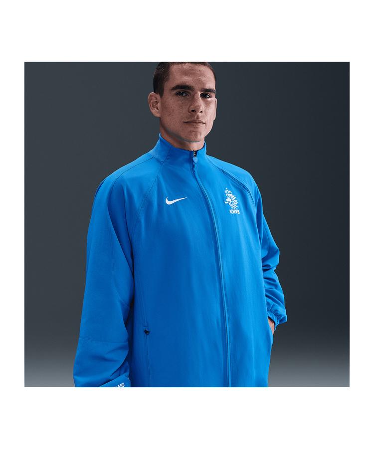 Nike Nike Niederlande Reissue 2004 Jacke Trainingsjacke Herren - blau - 1 | SportScheck