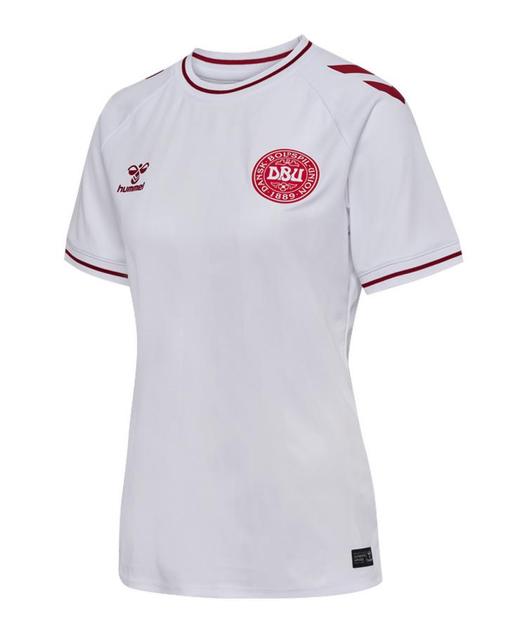 hummel hummel D&auml;nemark DBU Trikot Away 2025 Damen Wei&szlig; Trikot Damen - weiss - 2 | SportScheck
