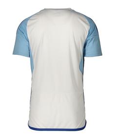 Rückansicht von adidas Custom Trikot Fußballtrikot Herren weiss