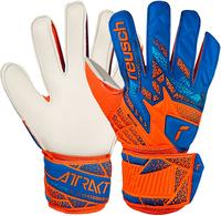 Reusch Attrakt Solid Junior Torwarthandschuhe - 2290 shocking orange/blue