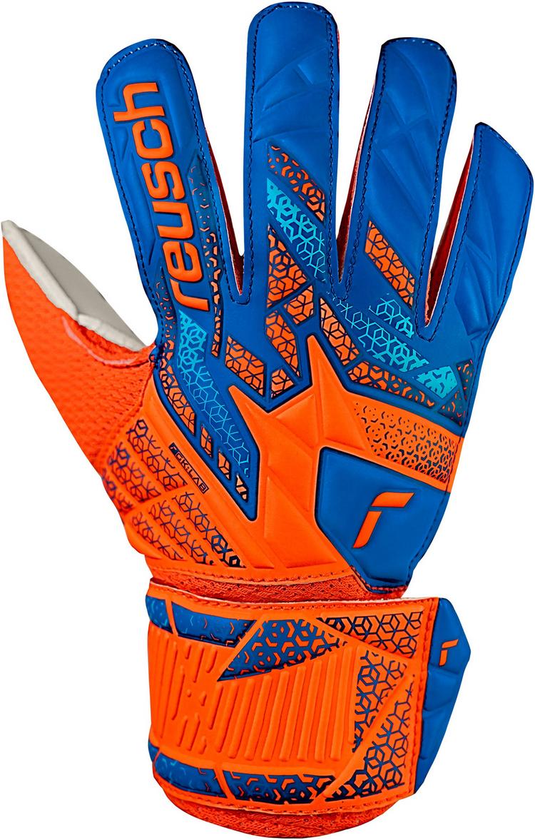 Reusch Reusch Attrakt Solid Junior Torwarthandschuhe - 2290 shocking orange/blue - 5 | SportScheck