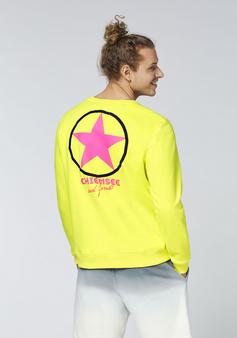 Rückansicht von Chiemsee Sweatshirt Sweatshirt Herren 12-0645 Lemon Tonic