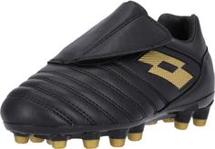 Rückansicht von Lotto MILANO 700 AGM JR S Fußballschuhe Kinder 1UQ All Black/Light Platino