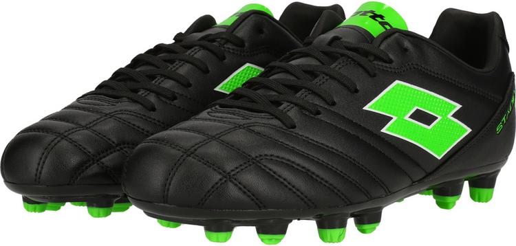 Lotto Lotto Stadio 705 Fu&szlig;ballschuhe - 1NI All Black/Spring Green - 1 | SportScheck