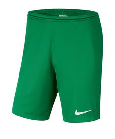 Nike Park III Short Fußballshorts Herren gruen