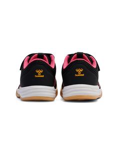 Rückansicht von hummel MULTIPLAY FLEX VC JR Hallenschuhe Kinder ANTHRACITE