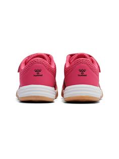Rückansicht von hummel MULTIPLAY FLEX VC JR Hallenschuhe Kinder FANDANGO PINK
