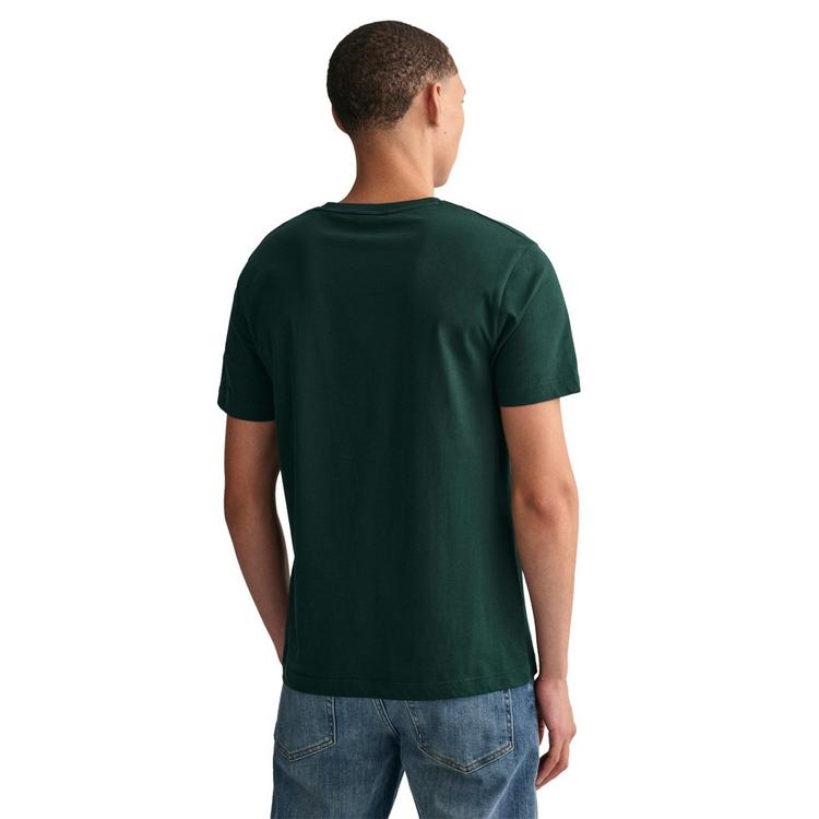 GANT GANT T-Shirt T-Shirt Herren - Gr&uuml;n (Tartan Green) - 2 | SportScheck