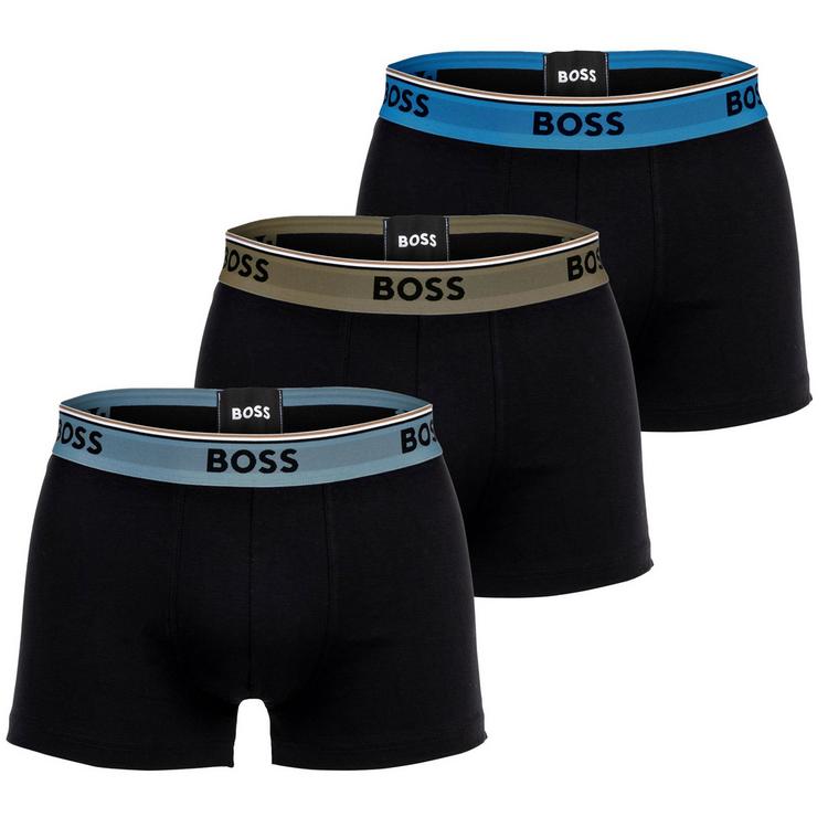 Boss Boss Boxershort Unterhose Herren - Schwarz/T&uuml;rkis/Oliv - 0 | SportScheck